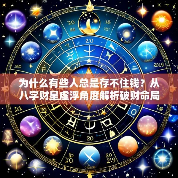 为什么有些人总是存不住钱？从八字财星虚浮角度解析破财命局及2025年补救方法