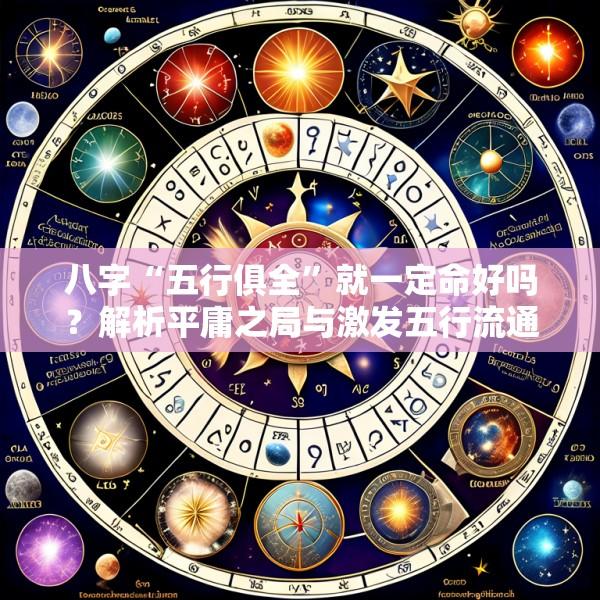 八字“五行俱全”就一定命好吗？解析平庸之局与激发五行流通生旺的突破点