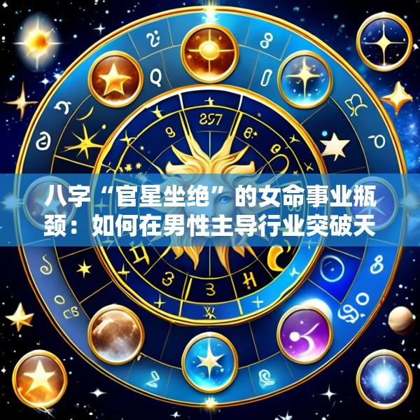八字“官星坐绝”的女命事业瓶颈：如何在男性主导行业突破天花板实现职场价值