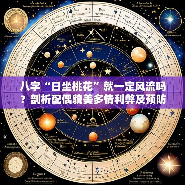 八字“日坐桃花”就一定风流吗？剖析配偶貌美多情利弊及预防婚外情的相处之道