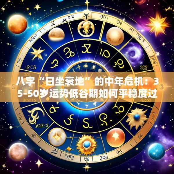 八字“日坐衰地”的中年危机：35-50岁运势低谷期如何平稳度过并寻找新机遇？