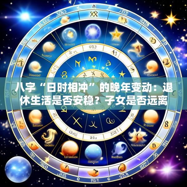 八字“日时相冲”的晚年变动：退休生活是否安稳？子女是否远离？提前规划建议