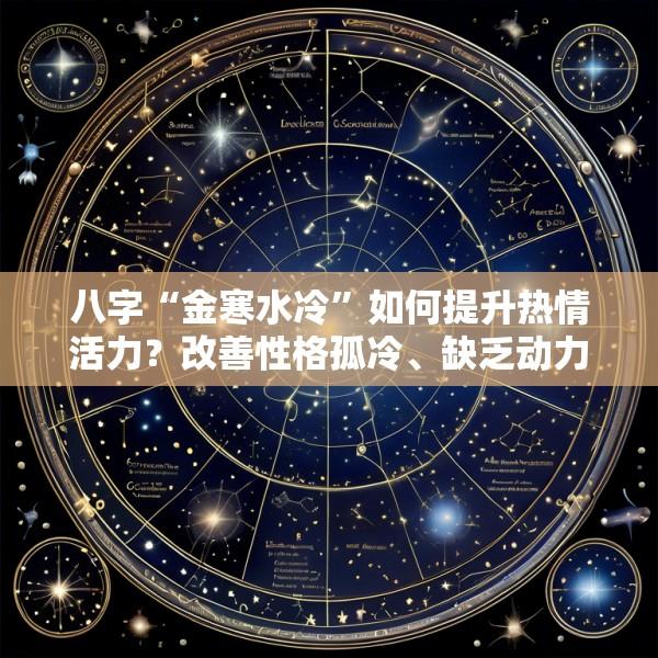 八字“金寒水冷”如何提升热情活力？改善性格孤冷、缺乏动力的事业财运双回暖法