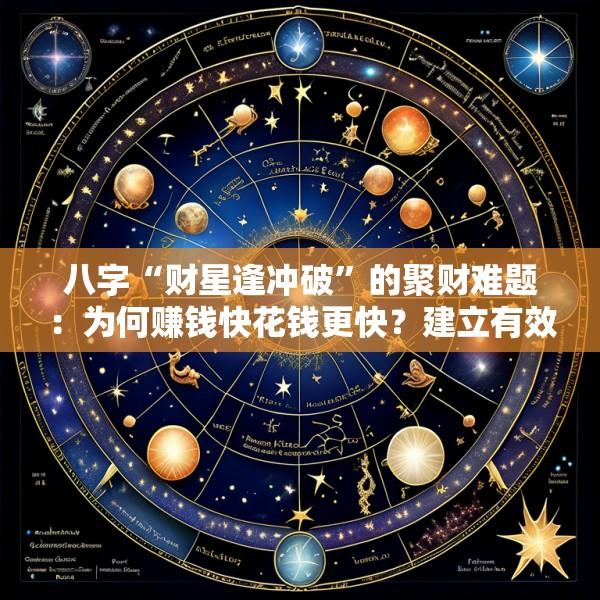 八字“财星逢冲破”的聚财难题：为何赚钱快花钱更快？建立有效储蓄习惯的秘诀