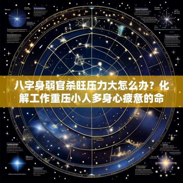 八字身弱官杀旺压力大怎么办？化解工作重压小人多身心疲惫的命理调理方案