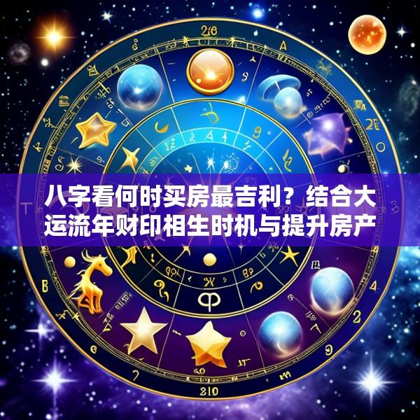 八字看何时买房最吉利？结合大运流年财印相生时机与提升房产运的风水选房要素