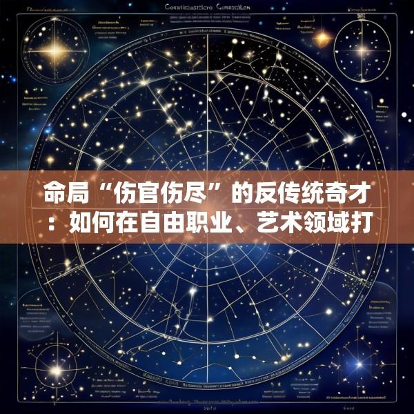 命局“伤官伤尽”的反传统奇才：如何在自由职业、艺术领域打破常规获得巨大成功？