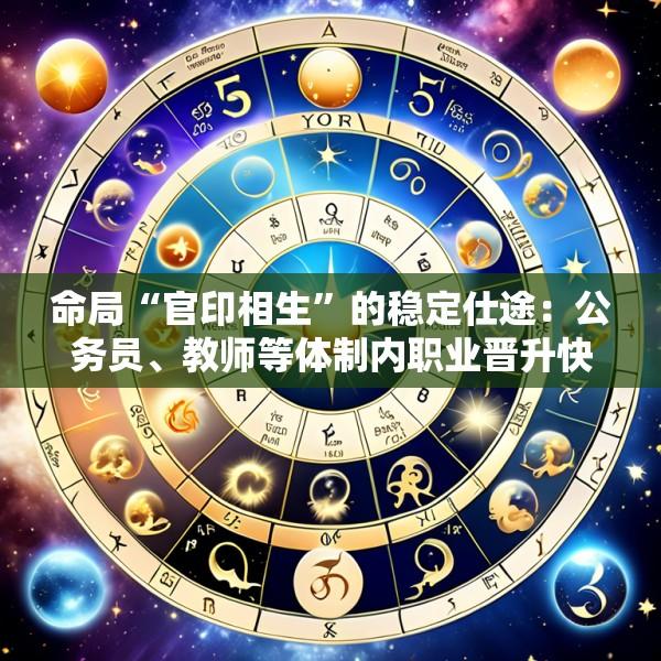 命局“官印相生”的稳定仕途：公务员、教师等体制内职业晋升快慢的关键因素解析