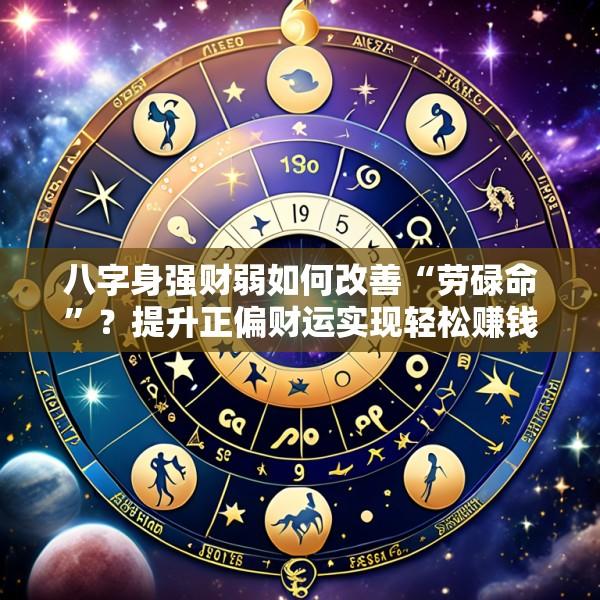 八字身强财弱如何改善“劳碌命”？提升正偏财运实现轻松赚钱的命理与行动指南