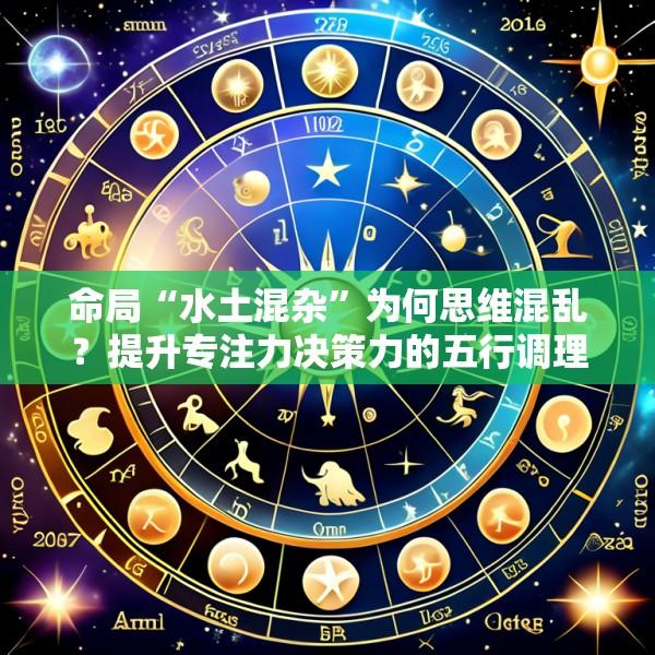 命局“水土混杂”为何思维混乱？提升专注力决策力的五行调理与职业方向选择