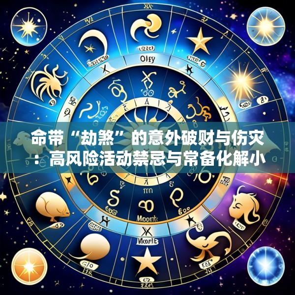 命带“劫煞”的意外破财与伤灾：高风险活动禁忌与常备化解小物的随身保平安法