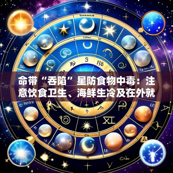命带“吞陷”星防食物中毒：注意饮食卫生、海鲜生冷及在外就餐的饭店选择禁忌