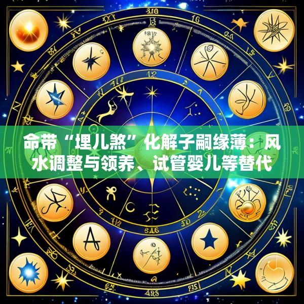命带“埋儿煞”化解子嗣缘薄：风水调整与领养、试管婴儿等替代方案的命理探讨
