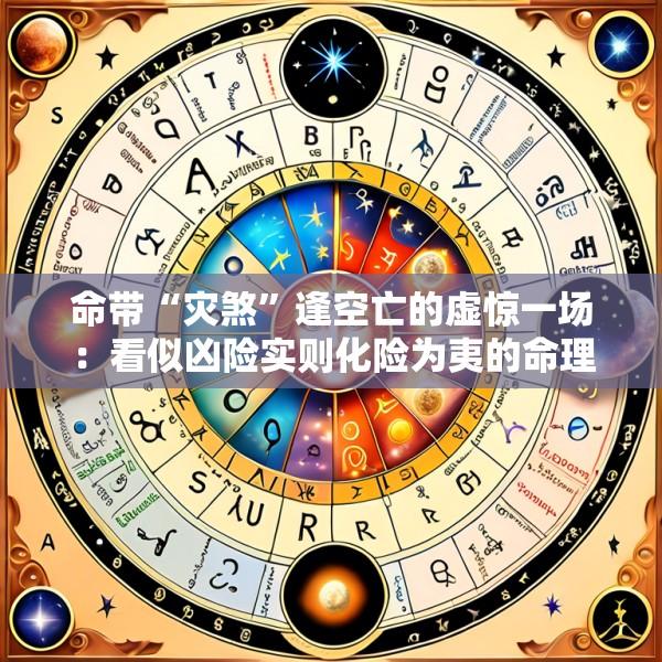 命带“灾煞”逢空亡的虚惊一场：看似凶险实则化险为夷的命理现象与心态调整