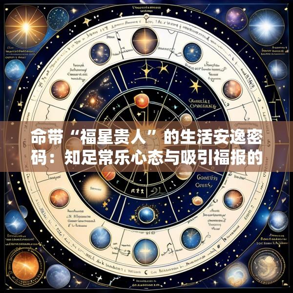 命带“福星贵人”的生活安逸密码：知足常乐心态与吸引福报的内在修为提升方法