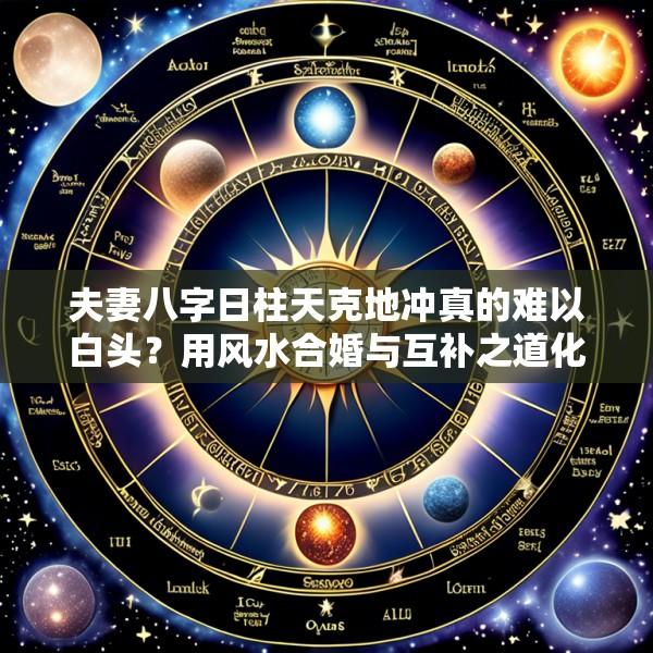 夫妻八字日柱天克地冲真的难以白头？用风水合婚与互补之道化解婚灾的实例分析