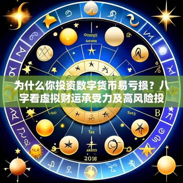 为什么你投资数字货币易亏损？八字看虚拟财运承受力及高风险投机命理警示