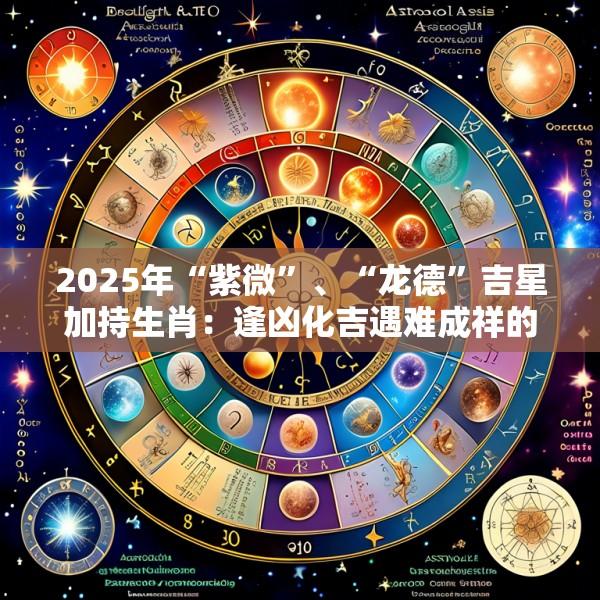 2025年“紫微”、“龙德”吉星加持生肖：逢凶化吉遇难成祥的重大机遇期把握