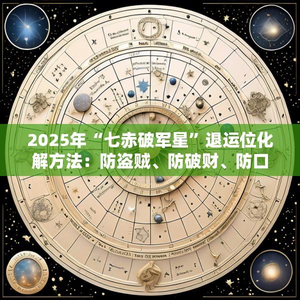 2025年“七赤破军星”退运位化解方法：防盗贼、防破财、防口舌官非的风水禁忌
