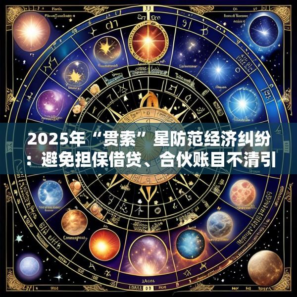 2025年“贯索”星防范经济纠纷：避免担保借贷、合伙账目不清引发的官司诉讼