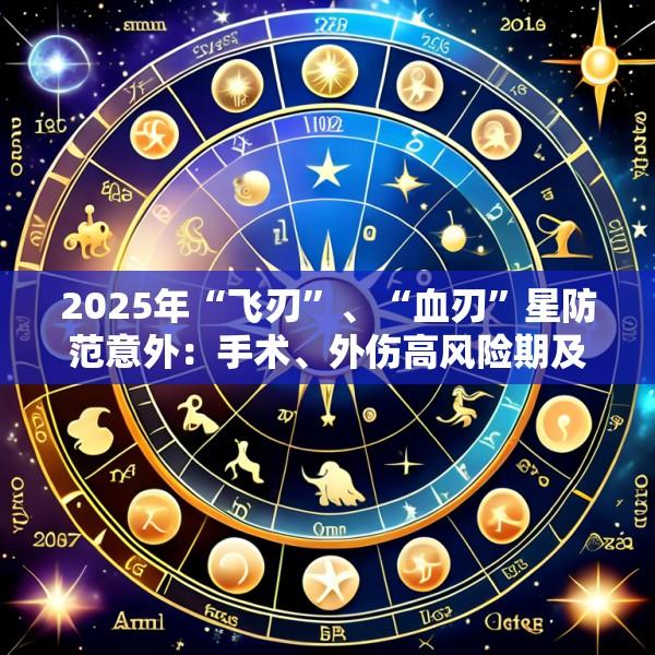 2025年“飞刃”、“血刃”星防范意外：手术、外伤高风险期及术前择吉与风水化解