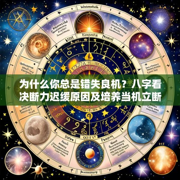 为什么你总是错失良机？八字看决断力迟缓原因及培养当机立断性格的命理与训练