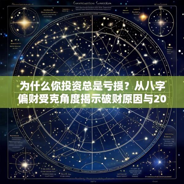 为什么你投资总是亏损？从八字偏财受克角度揭示破财原因与2025年适合的投资方向