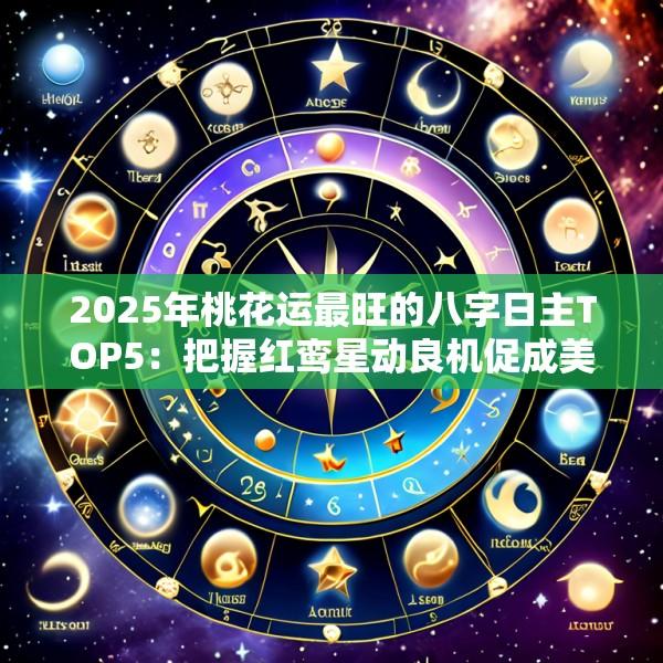 2025年桃花运最旺的八字日主TOP5：把握红鸾星动良机促成美好姻缘脱单策略