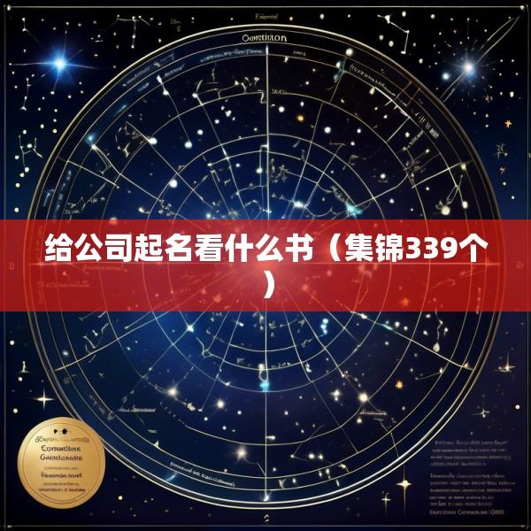 给公司起名看什么书（集锦339个）