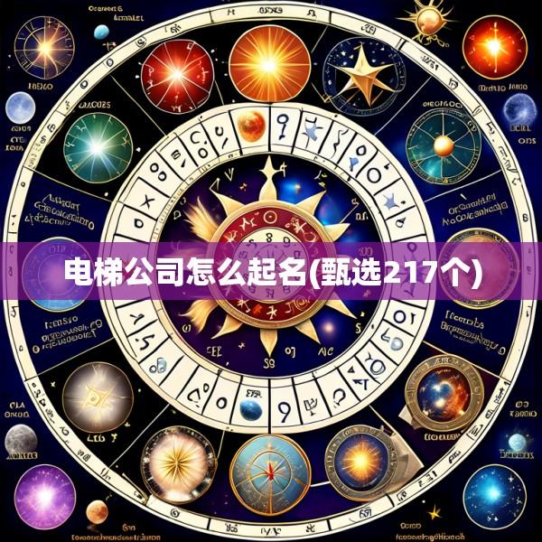 电梯公司怎么起名(甄选217个)