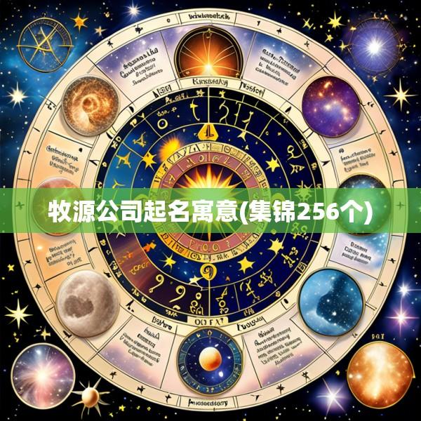 牧源公司起名寓意(集锦256个)