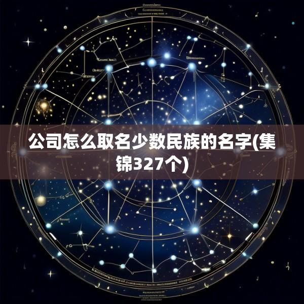 公司怎么取名少数民族的名字(集锦327个)