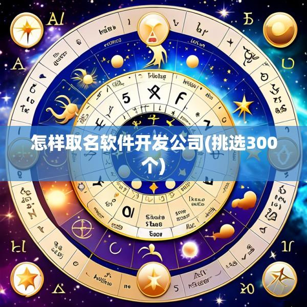 怎样取名软件开发公司(挑选300个)