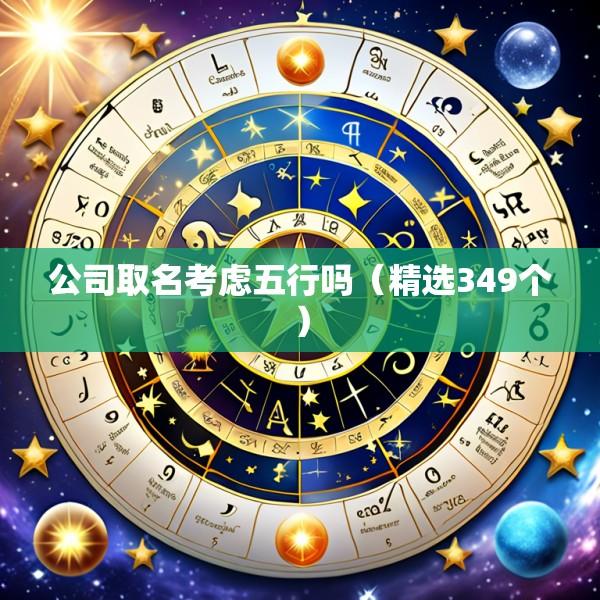 公司取名考虑五行吗（精选349个）