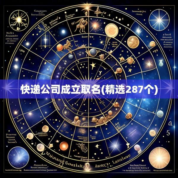 快递公司成立取名(精选287个)