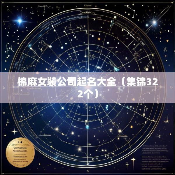 棉麻女装公司起名大全（集锦322个）
