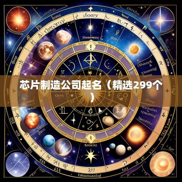芯片制造公司起名（精选299个）