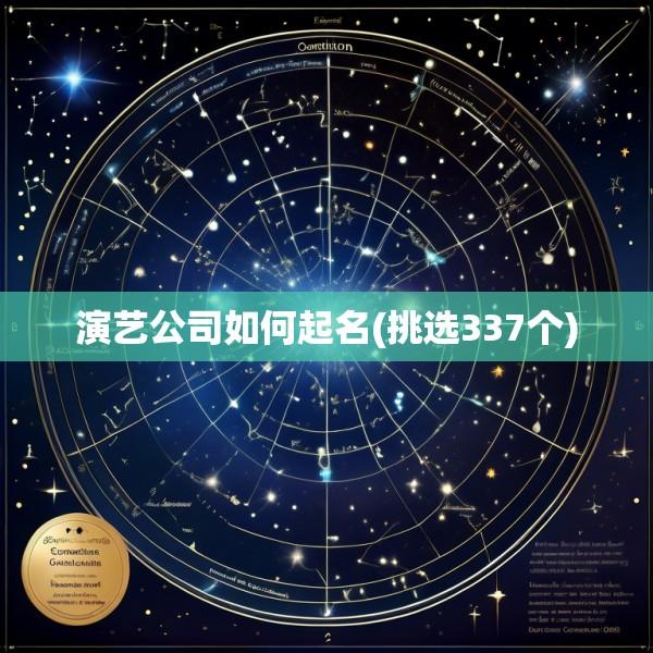 演艺公司如何起名(挑选337个)