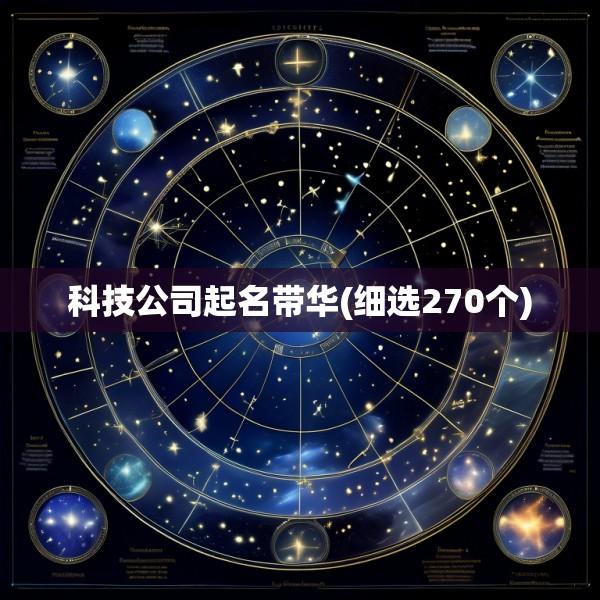 科技公司起名带华(细选270个)