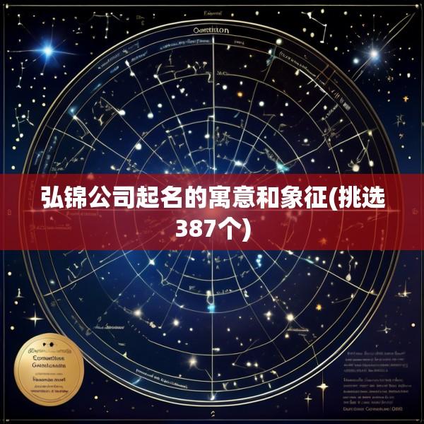 弘锦公司起名的寓意和象征(挑选387个)