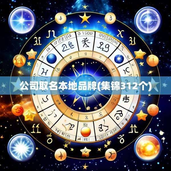 公司取名本地品牌(集锦312个)
