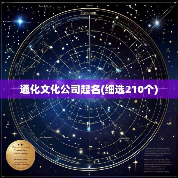 通化文化公司起名(细选210个)