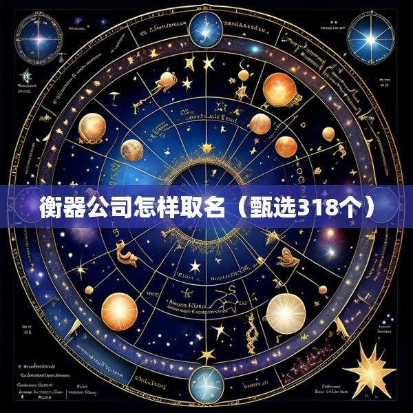 衡器公司怎样取名（甄选318个）