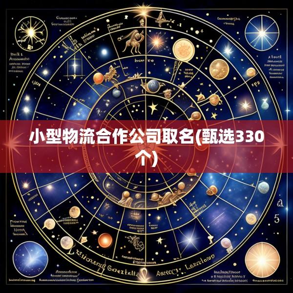 小型物流合作公司取名(甄选330个)