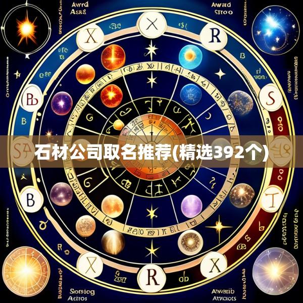 石材公司取名推荐(精选392个)