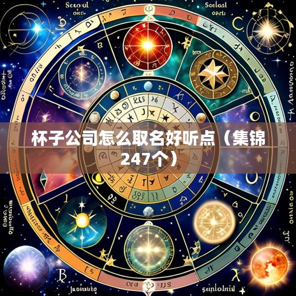 杯子公司怎么取名好听点（集锦247个）