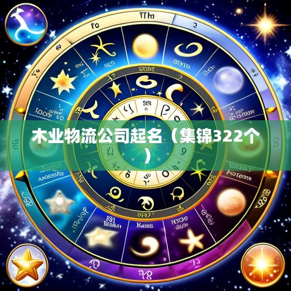 木业物流公司起名（集锦322个）