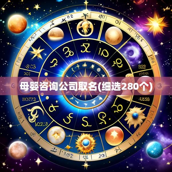 母婴咨询公司取名(细选280个)