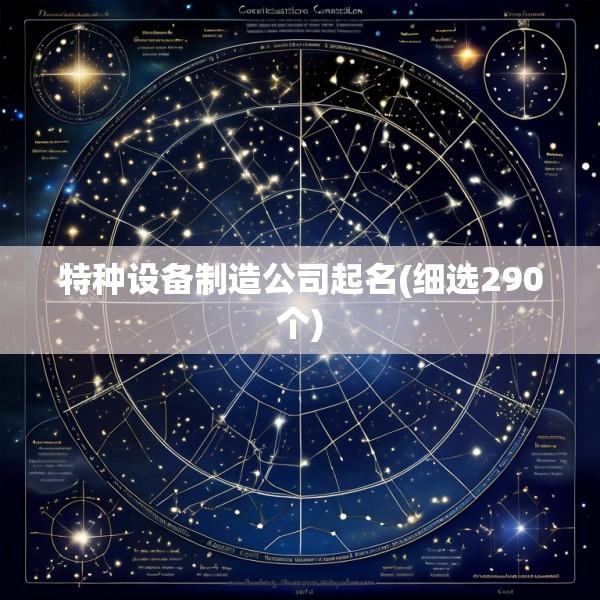 特种设备制造公司起名(细选290个)