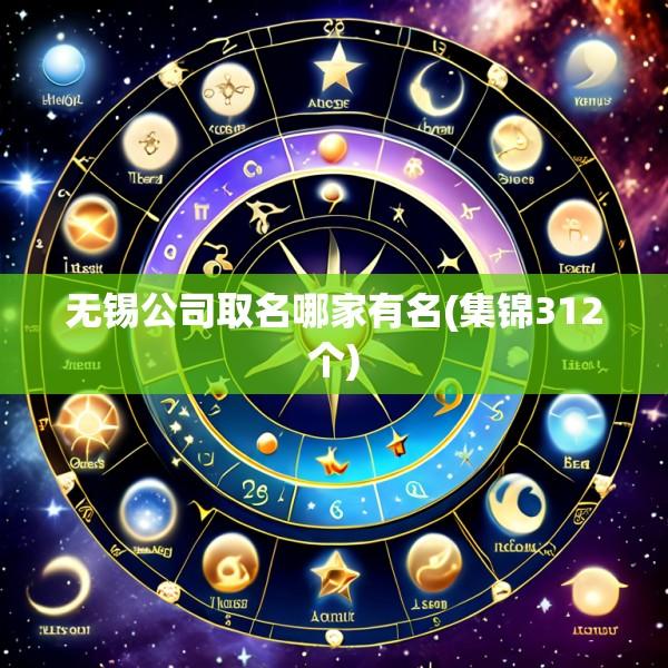 无锡公司取名哪家有名(集锦312个)